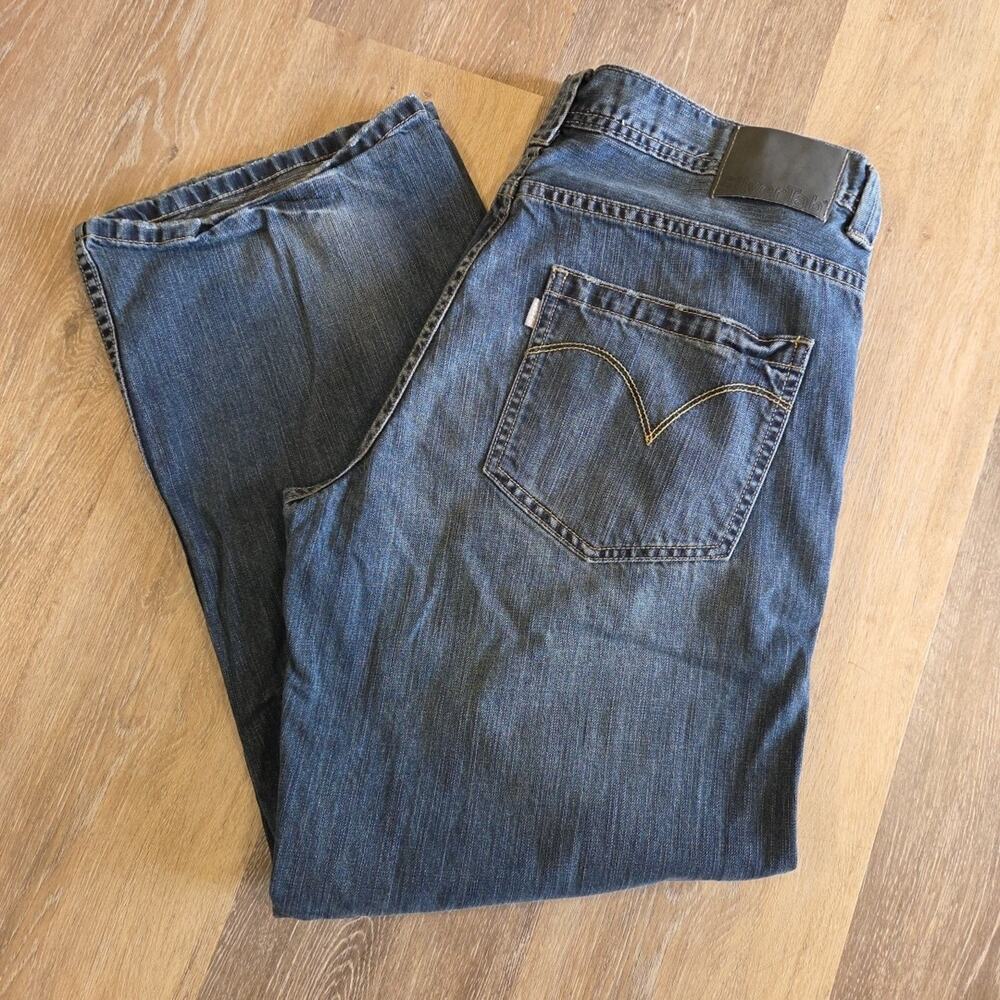 Vintage Levi’s Silver tab Loose Jeans 36x30 stonewash blue 90s Y2K Skater